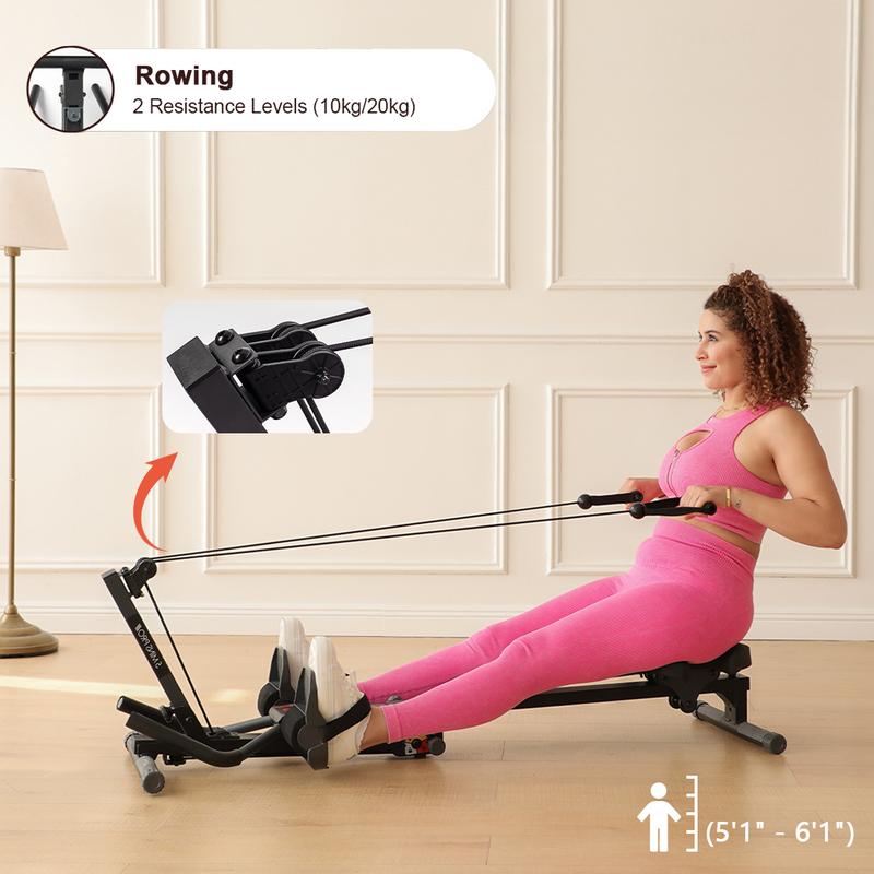 Summer Turn-Up AB Core Trainer Pro: Tummy Workout & Full Body Conditioning |Foldable Abdominal Machine with Muscle Toning