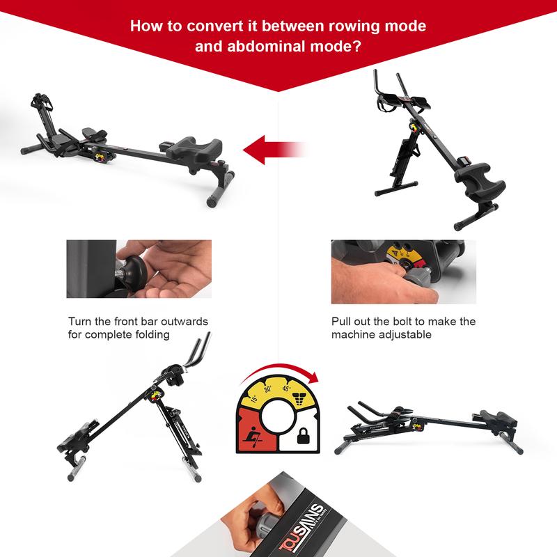 Summer Turn-Up AB Core Trainer Pro: Tummy Workout & Full Body Conditioning |Foldable Abdominal Machine with Muscle Toning