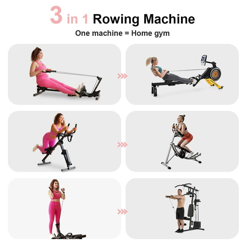 Summer Turn-Up AB Core Trainer Pro: Tummy Workout & Full Body Conditioning |Foldable Abdominal Machine with Muscle Toning