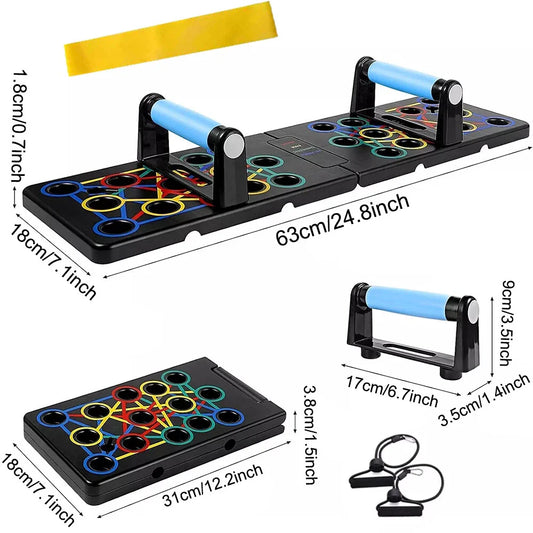 24 in1 Push Up Board Multifunctional Portable Fitness Workout Push-up