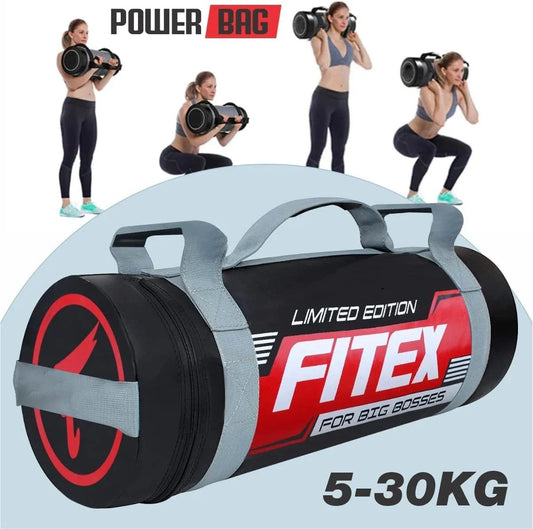 Power Bag 5–30kg Weighted Sand Bag Fitness Training Boxing CrossFit Workout 1X